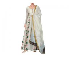 Nail the Look in this Gorgeous Anarkali Suit. Shop Now at TheHLabel.com - Image 2/3