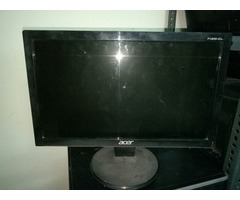 ACER 15 INCH MONITOR  WITH   CPU LENOVO TOWER C2D - Image 1/2