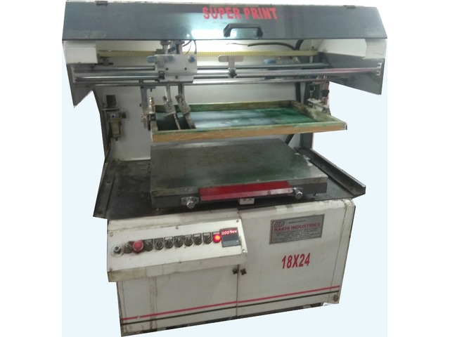 second hand screen printing machine