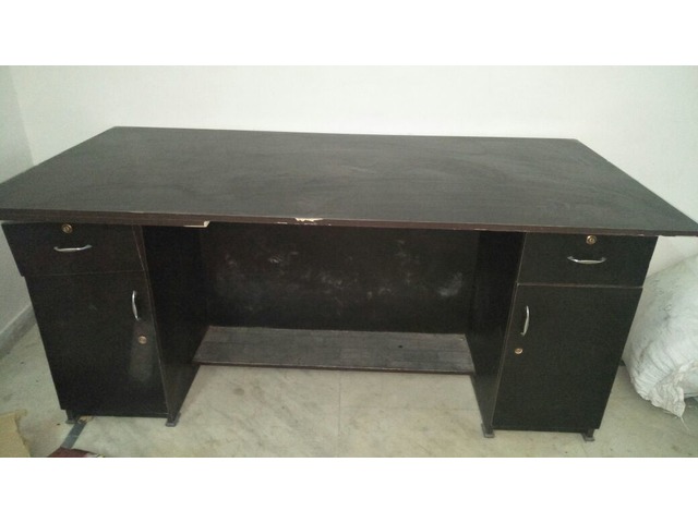 Table with drawers on deals both sides