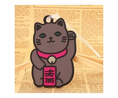 Custom PVC Patches | Lucky Cat PVC Luggage Tag| GS-JJ.com ™ | Cheap