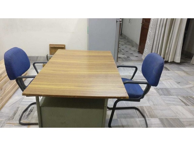 used study table and chair