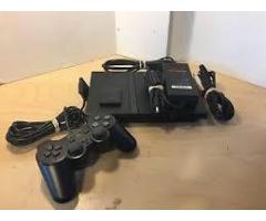 PLAYSTATION 2 SLIM CONSOLE WITH ACCESSORIES AND SOME GAMES INSTALLED IN 32GB PENDRIVE. - 2