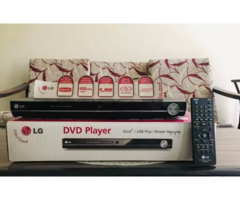 Black LG DVD Player And Remote With Box - Image 1/4