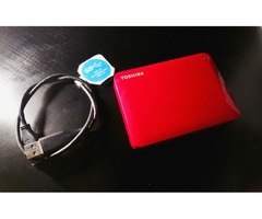 Toshiba Canvio 2TB External Hard Drive red - Image 2/6