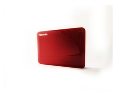 Toshiba Canvio 2TB External Hard Drive red - Image 6/6